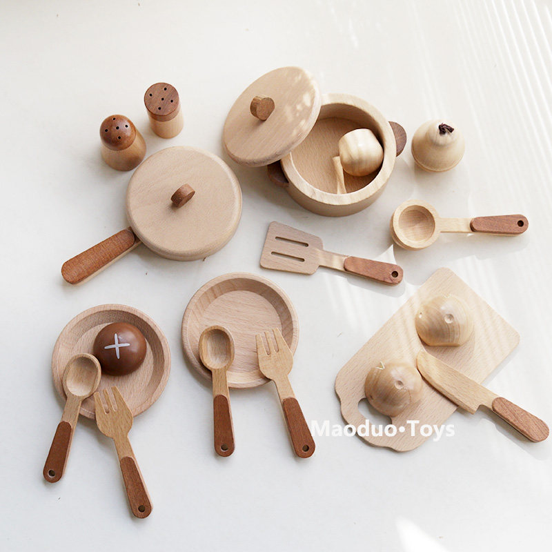 Kids Toys Kitchen Set - Игровой набор Maoduo Toys из бука: