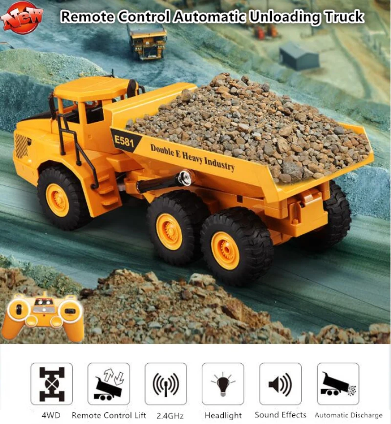 Kids Toys Under 50 - Радиоуправляемый самосвал RC 1:20 2.4G 30