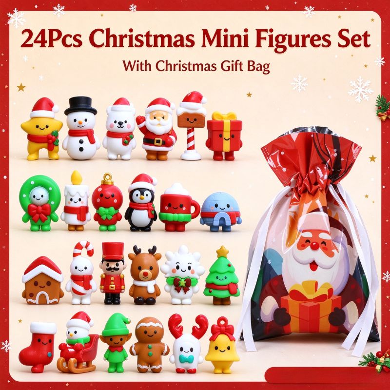 Набор мини-фигурок на Рождеств – обзор и цена Kids Toys Xmas